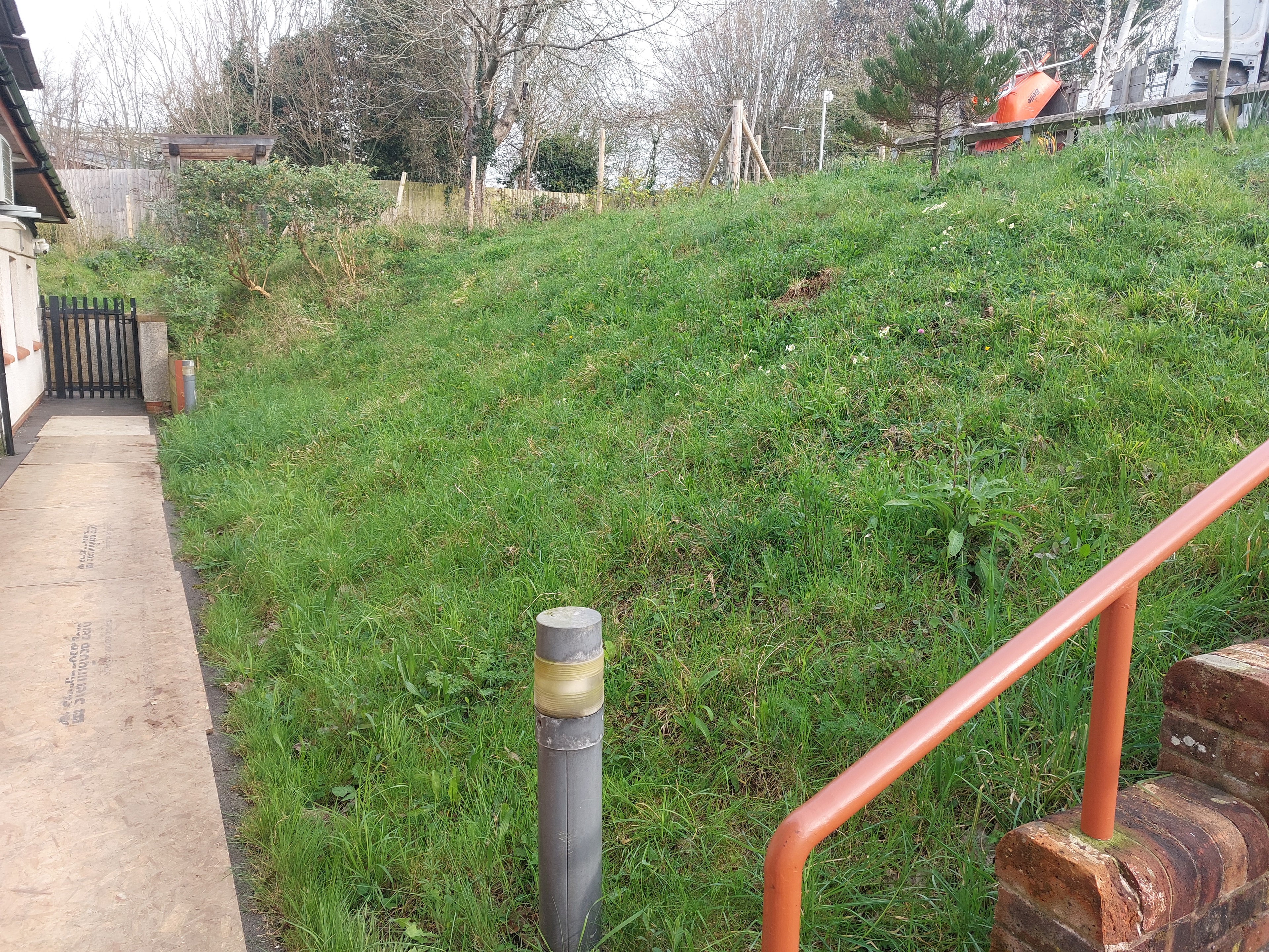 Before — Retaining Walls & Terracing