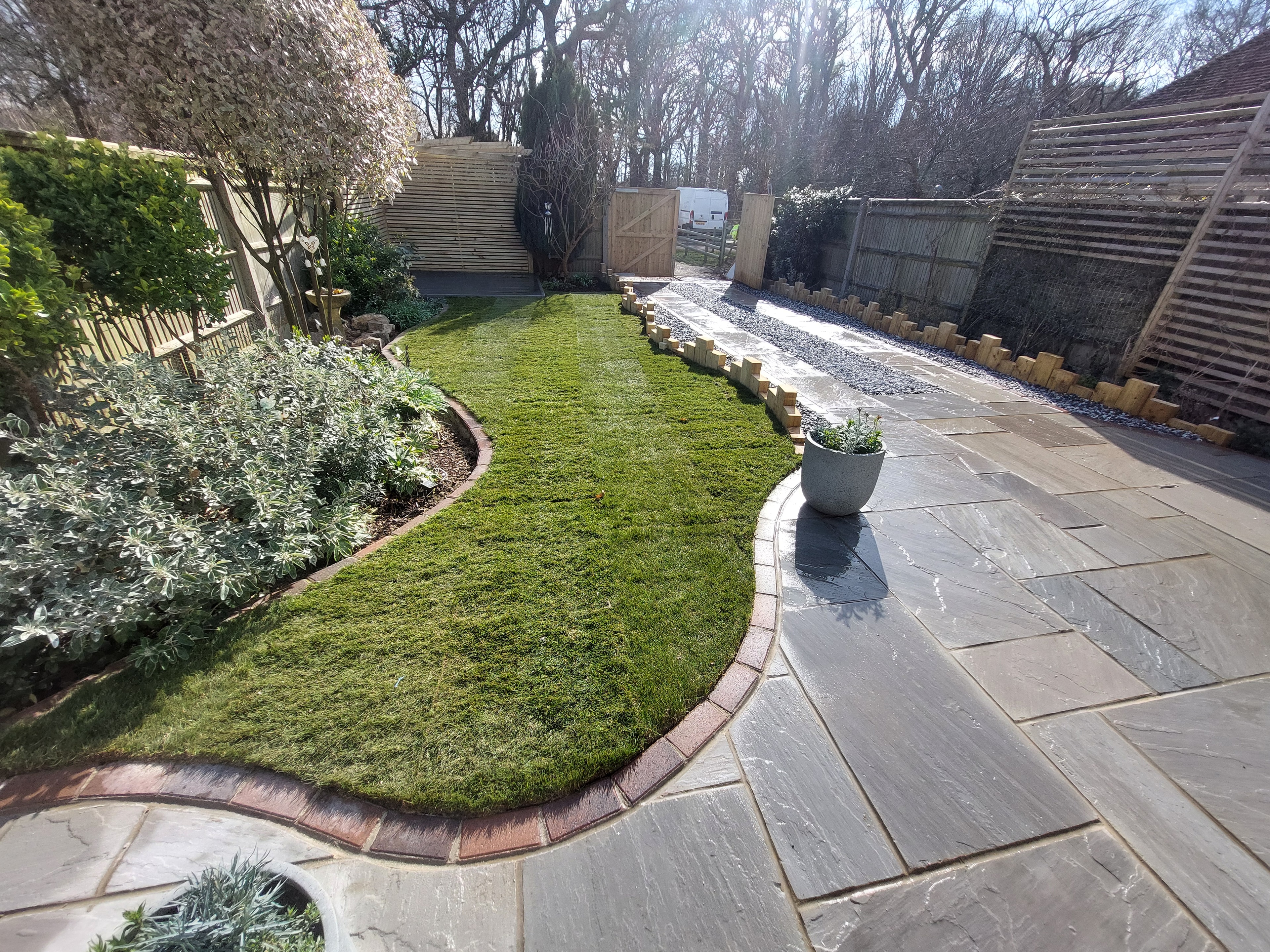 After — Courtyard Landscaping