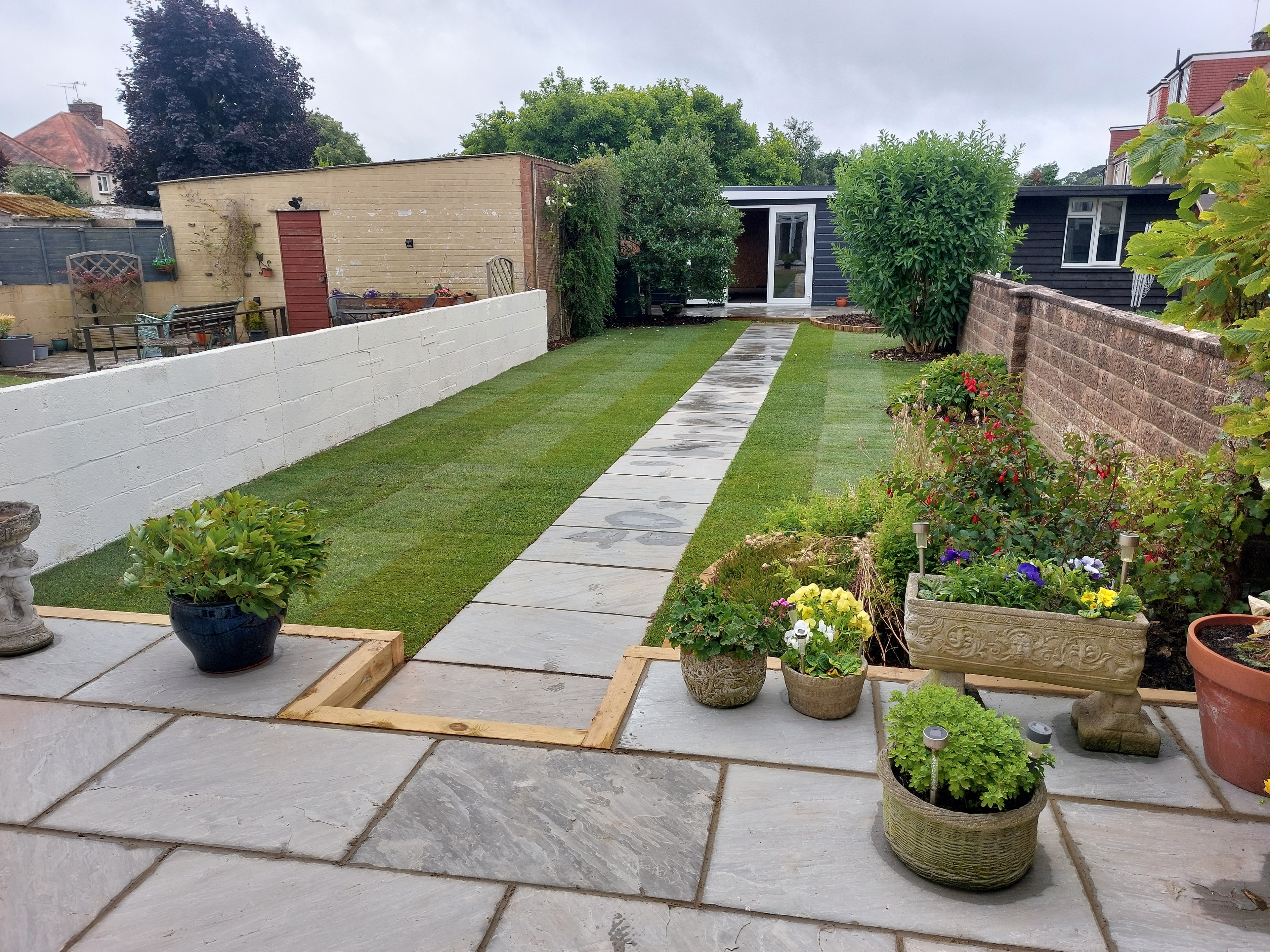 After — Natural Sandstone Patio